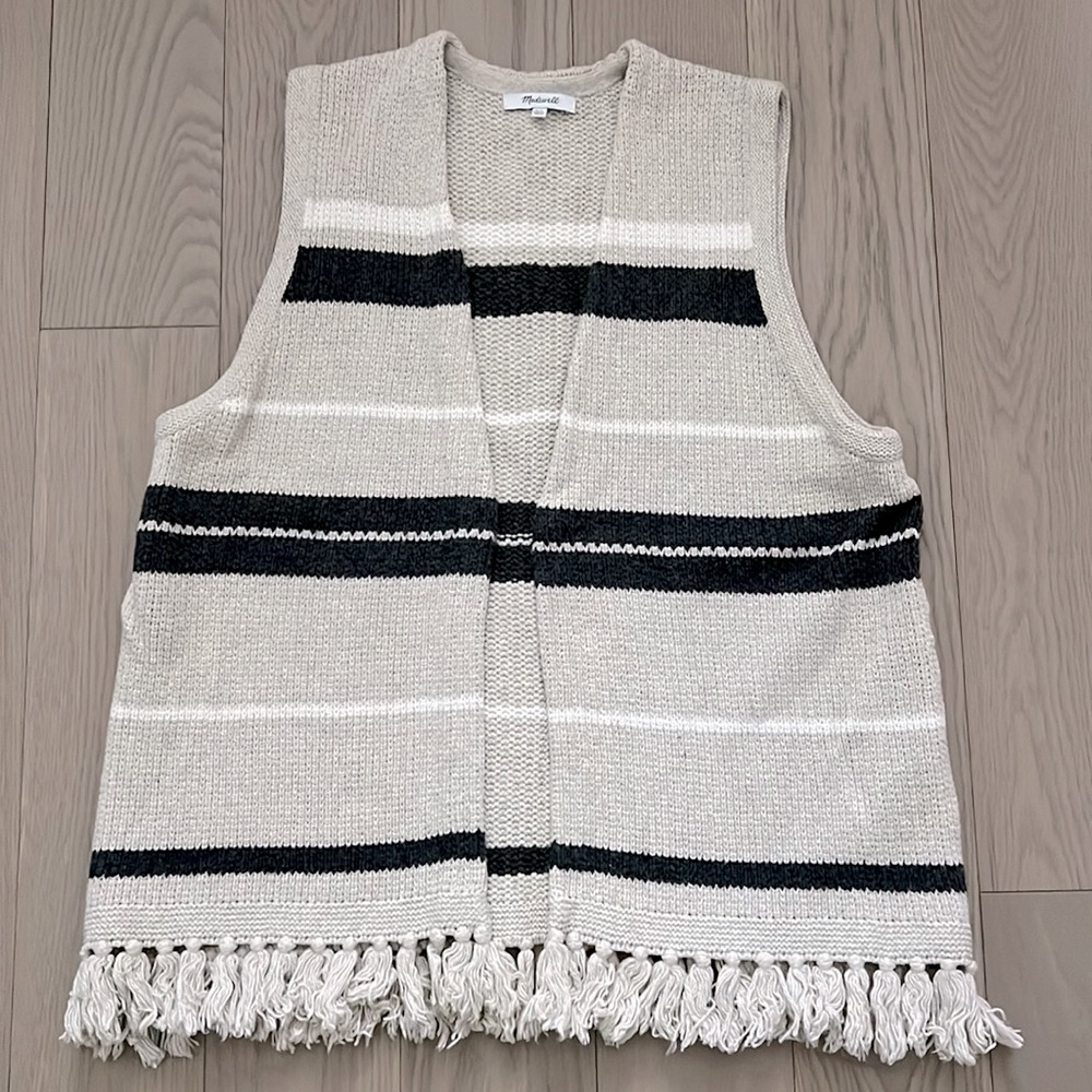 madewell cotton vest